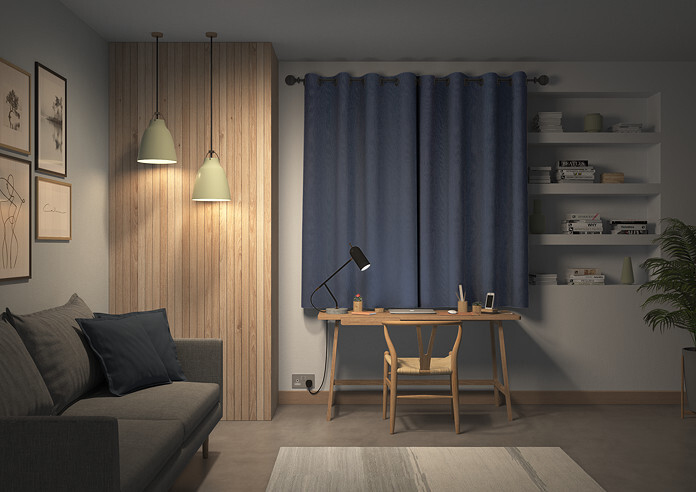 Knightsbridge, Navy - Made to Measure Curtains - Image 7